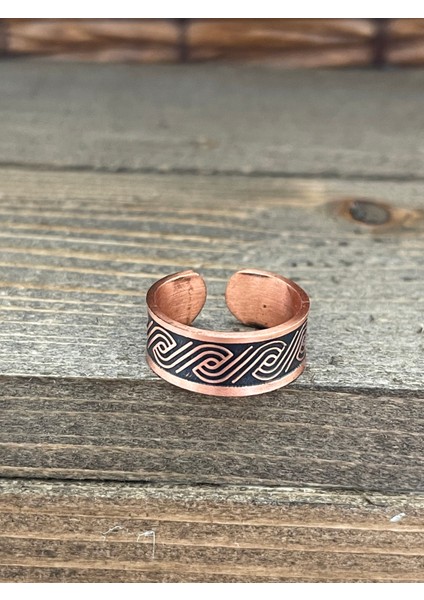 Ayarlanabilir Ölçü Saf Bakır Yüzük