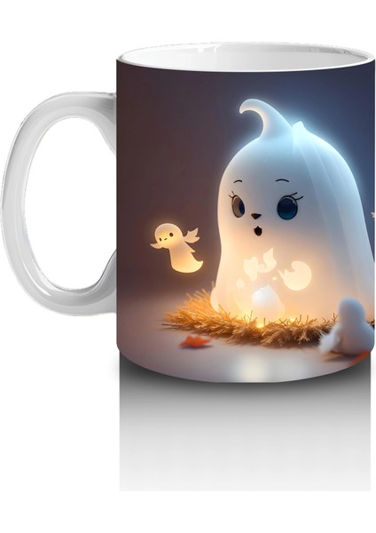 Gülümseyen Hayalet ve Sıcak Işıklar – Hediyelik Kahve Kupası fiyatları