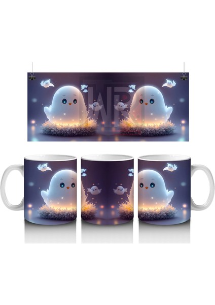 Gece Işıltısında Tatlı Hayalet – Hediyelik Kahve Kupası