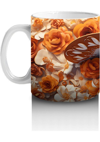 Sonbahar Güneşinde Parlayan Beyaz Maske – Hediyelik Kahve Kupası fiyatları