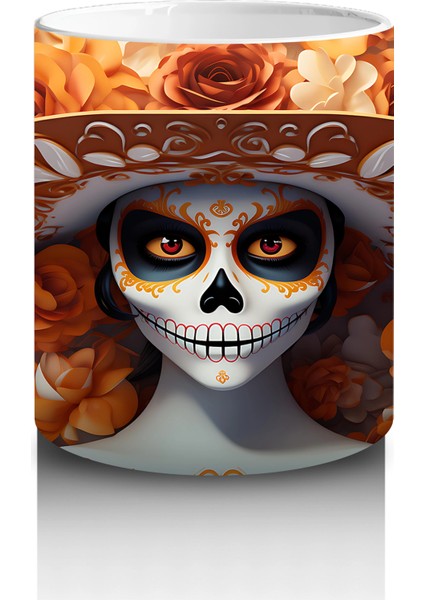 Sonbahar Güneşinde Parlayan Beyaz Maske – Hediyelik Kahve Kupası modelleri