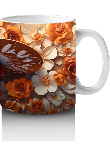 Sonbahar Güneşinde Parlayan Beyaz Maske – Hediyelik Kahve Kupası fırsatları