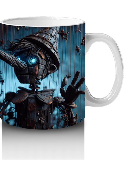 Devasa Gölge Eller ve Ay Işığı Altında Büyü Temalı Cadılar Bayramı Baskılı Kupa Bardak fırsatları