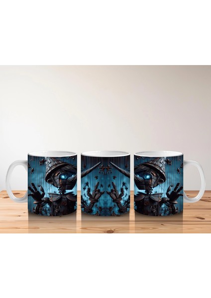 Devasa Gölge Eller ve Ay Işığı Altında Büyü Temalı Cadılar Bayramı Baskılı Kupa Bardak indirimleri