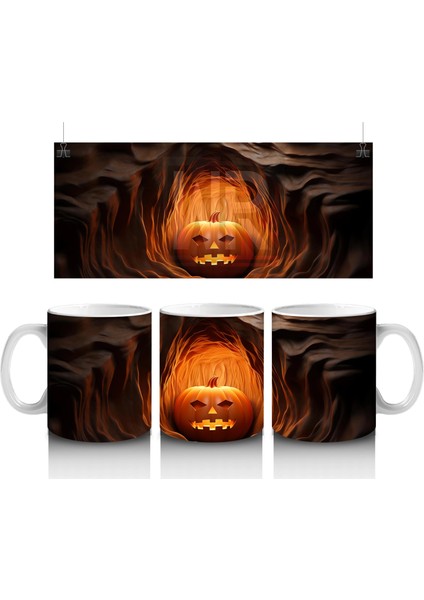 Alevli Tünelde Yalnız Balkabağı – Hediyelik Kahve Kupası