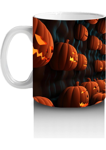 Labirent Gibi Tünelde Gülümseyen Kabaklar – Hediyelik Kahve Kupası fiyatları