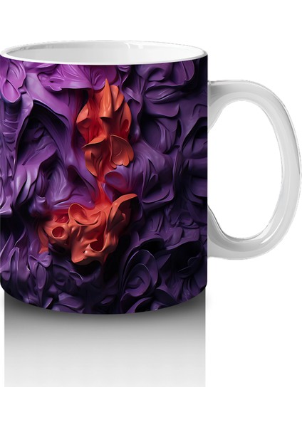 Sisler Arasında Işıltılı Mavi Kafatası – Hediyelik Kahve Kupası fırsatları