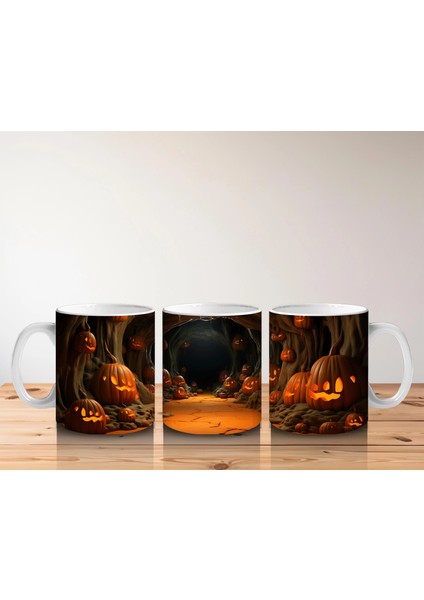 Kabaklarla Aydınlanan Gotik Tünel – Hediyelik Kahve Kupası indirimleri