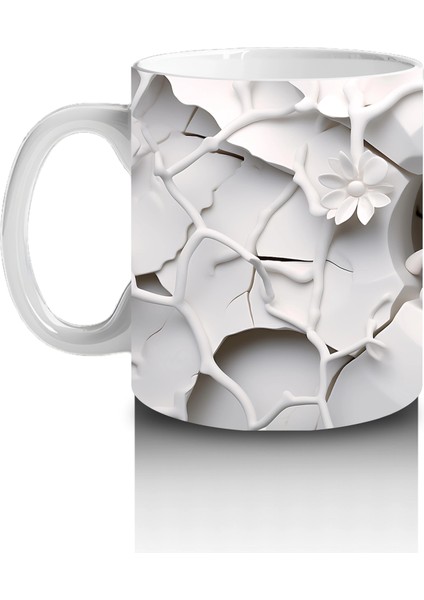 Çatlak Duvarın Ortasında Solgun Kafatası – Hediyelik Kahve Kupası fiyatları