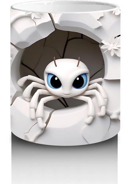 Çatlak Duvarın Ortasında Solgun Kafatası – Hediyelik Kahve Kupası modelleri