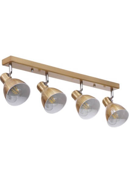 Renkli 4’lü Sıralı Modern Tavan Avizesi, Şık ve Işlevsel Aydınlatma Parçası indirimleri