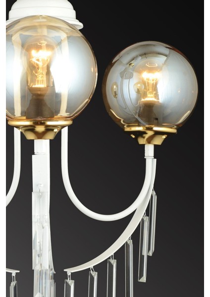 Şık 4'lü Bal Glop Kristal Cam Avize, Lüks ve Yüksek Kalite Dekorasyon Unsuru fırsatları