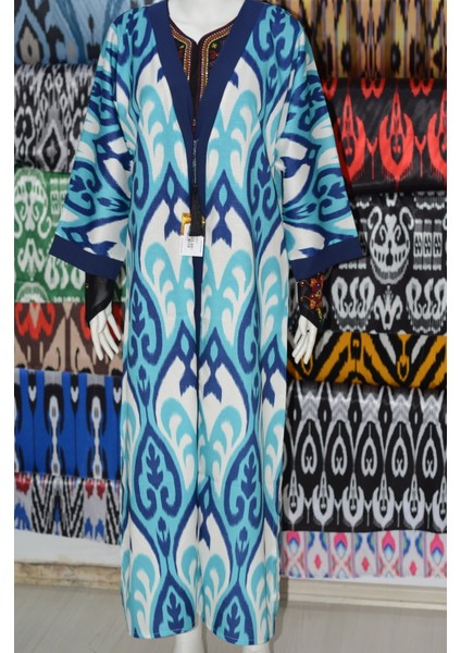 Ikat Desenli Kaftan