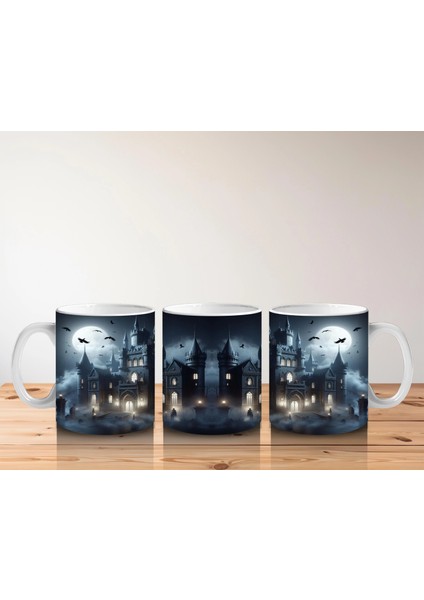 Sisli Ormanda Büyü Ayini Yapan Cadılar Temalı Baskılı Kupa Bardak indirimleri