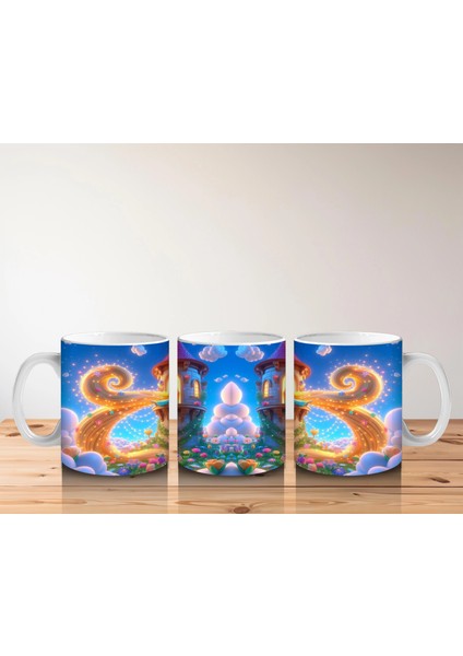 Sevimli Ejderha Figürlü Çocuklara Özel Renkli Cadılar Bayramı Baskılı Kupa indirimleri