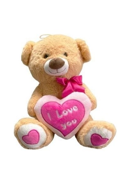 35 cm Kalp Tutan Ayı Peluş Haley fiyatları