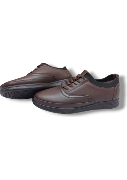 GR0194 Deri Günlük Kullanım Gizli Bağcıklı Jel Taban Casual Erkek Klasik Ayakkabı modelleri