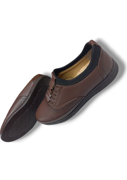 GR0194 Deri Günlük Kullanım Gizli Bağcıklı Jel Taban Casual Erkek Klasik Ayakkabı indirimleri
