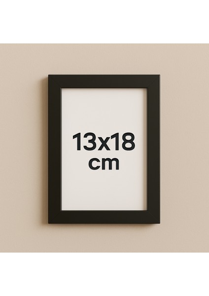 13X18 cm Pvc Camlı Plastik Siyah Boş Çerçeve Fotoğraf Çerçevesi Masaüstü ve Duvar Kullanımı 2 Adet fiyatları