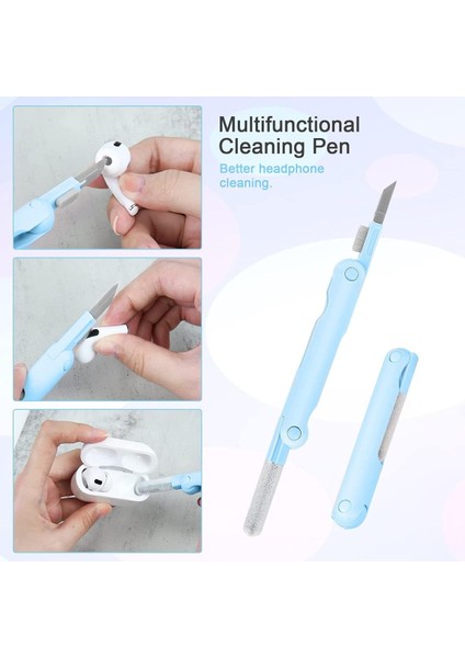 7'li Çoklu Elektronik Temizlik Seti - Bilgisayar, Airpods, Telefon ve Klavye Için modelleri