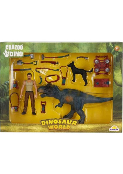 43111 Crazoo Dinozor Figürlü Oyun Seti - 1 Adet Stokta Olan Gönderilir