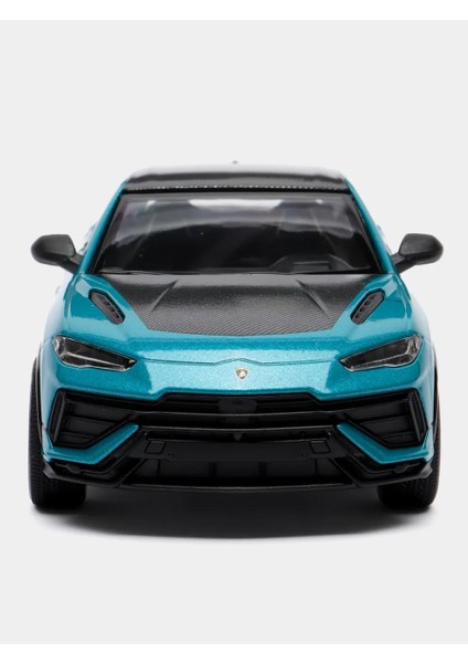 Lamborghini Urus Çek Bırak Araba 1:38 Diecast Model Araba Dekalli Turkuaz modelleri