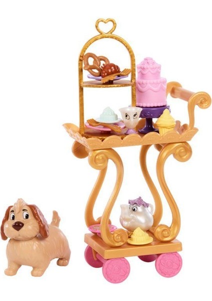 HYM34 Disney Prenses Belle ile Çay Saati Oyun Seti - Bebek Dahil Değildir.