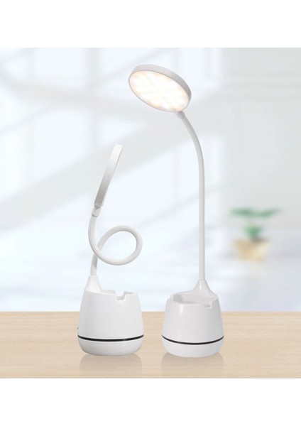 3 Renkli Şarjlı 24 LED Masa Lambası, Ayarlanabilir Parlaklık ve Renk Tonu modelleri