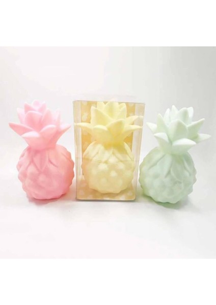 Turuncu Ananas LED Gece Lambası, Çocuk ve Bebek Odası Dekorasyonu Için Ideal