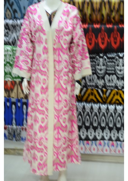 Ikat Desenli Kaftan