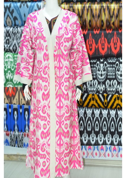 Ikat Desenli Kaftan fiyatları