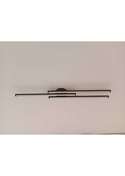 Modern Siyah Lineer Tavan Aydınlatması, 3’lü Çubuk LED Armatür indirimleri