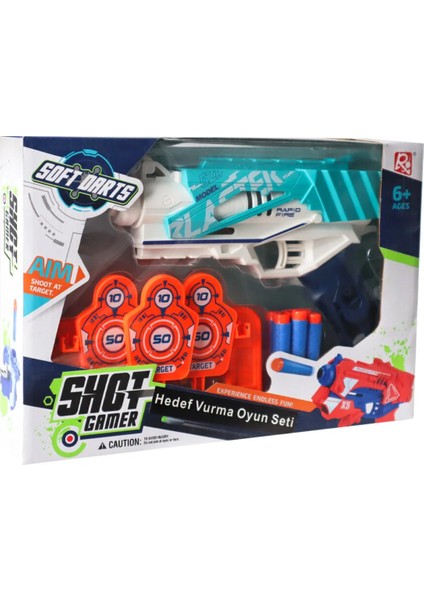 Hedefli Dart Tabancası 24 cm