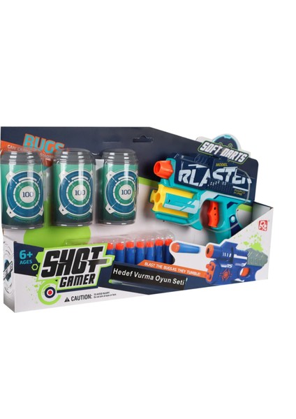 Hedefli Dart Tabancası 19 cm