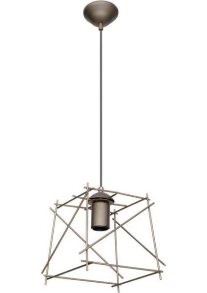 Haki Renkli Şık Tekli Sarkıt, Modern ve Hafif Tasarım, Ev ve Ofis Kullanımı Için Ideal