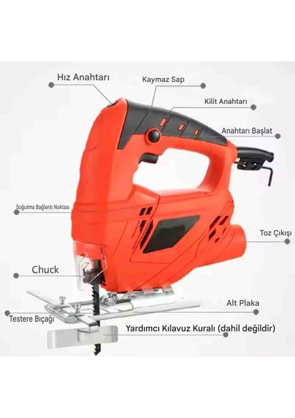 Elektrikli Yapboz Elektrikli El Aletleri Ahşap Kesme Ev Testere Çok Fonksiyonlu Pistonlu Kesim Dekupaj fiyatları