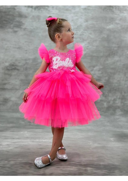 Barbie Kız Çocuk Abiye Elbise fırsatları