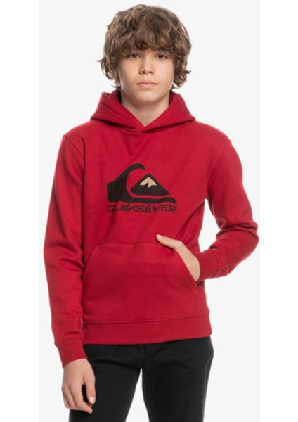 Big Logo Youth Erkek Çocuk Sweatshirt Kırmızı