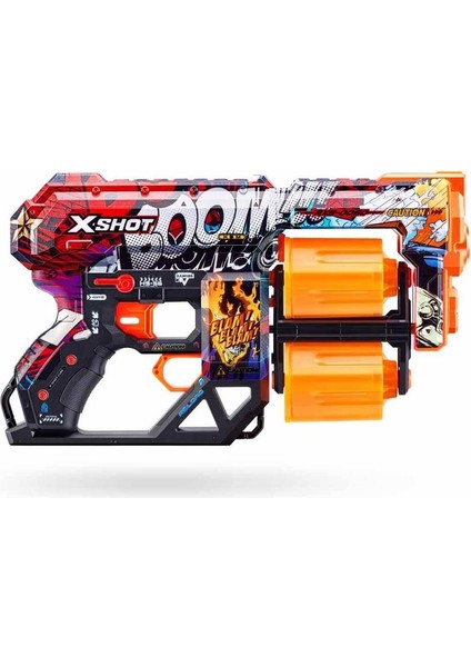 X-Shot Skins Dread 12 Mermili Sünger Dart Atan Silah 31 cm modelleri