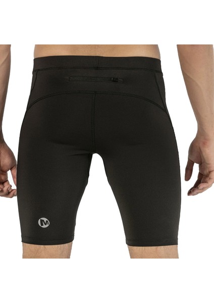 Light Erkek Siyah Koşu Taytı