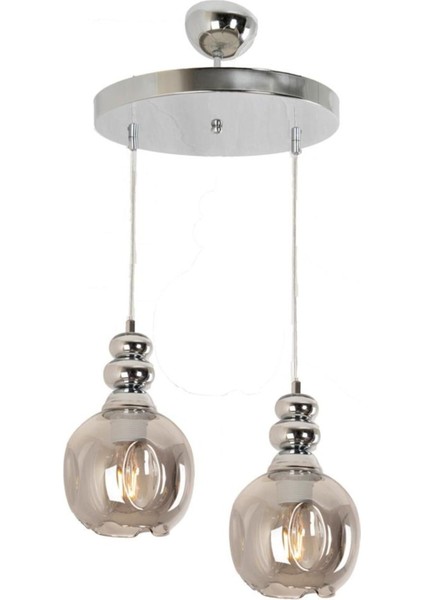 Modern 2'li Krom Sarkıt Avize, Genç Odası, Mutfak ve Salon Için Şık Aydınlatma fiyatları