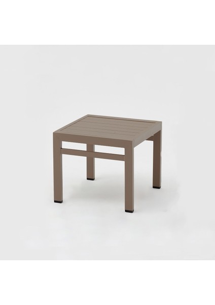 Asos Alüminyum Fileli Şezlong + Sehpa - Cappuccino modelleri