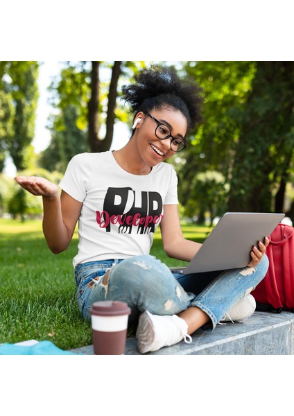 Yazılımcılara Özel, Php Developer Baskılı, Unisex Tasarım Tişört fiyatları