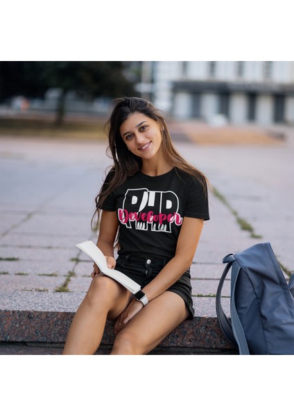 Yazılımcılara Özel, Php Developer Baskılı, Unisex Tasarım Tişört fiyatları
