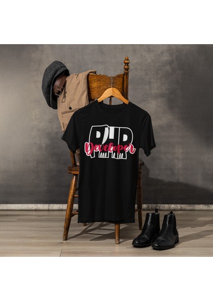 Yazılımcılara Özel, Php Developer Baskılı, Unisex Tasarım Tişört fırsatları