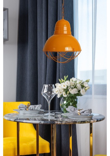 Modern Sarı Kafesli Avize, Restoran, Kafe, Mutfak, Yemek Salonu Için Şık Aydınlatma fiyatları