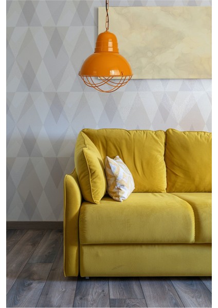 Modern Sarı Kafesli Avize, Restoran, Kafe, Mutfak, Yemek Salonu Için Şık Aydınlatma modelleri