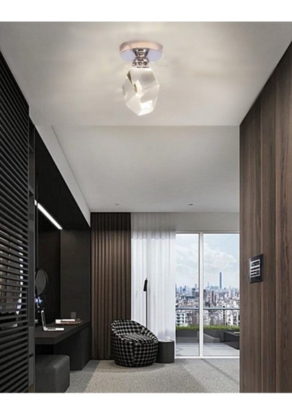 Şık Modern Kristal Taşlı Krom LED Avize, Parlak ve Zarif Aydınlatma Seçeneği modelleri