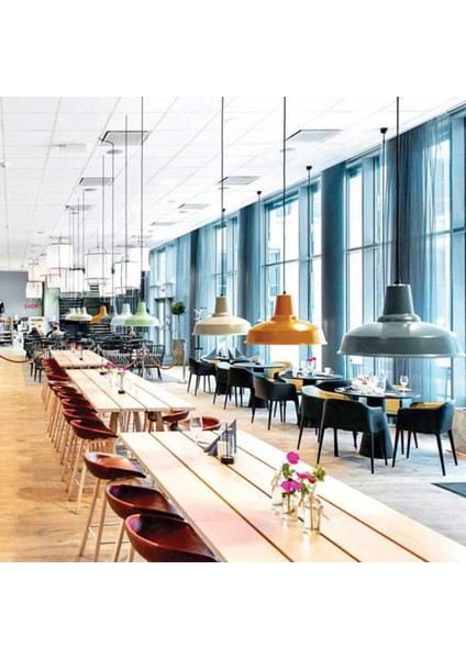 Açık Yeşil Sarkıt Avize, Ofis ve Cafe Ortamları Için Şık Aydınlatma Seçeneği