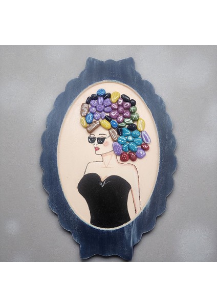 El Yapımı Taş Boyama Tablo